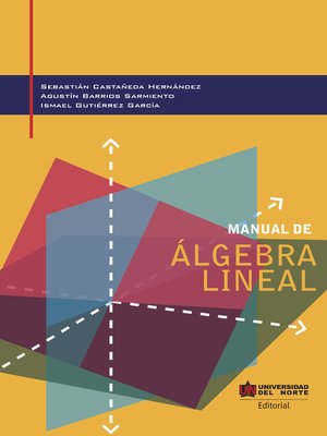 cover image of Manual de álgebra lineal